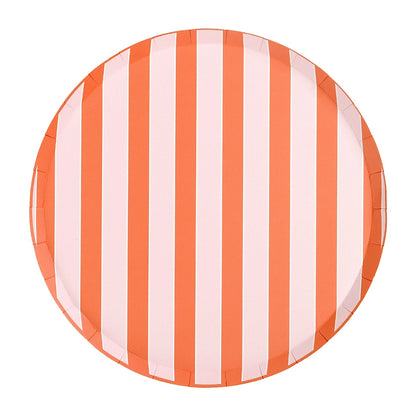 Striped Summer Dinner Plates