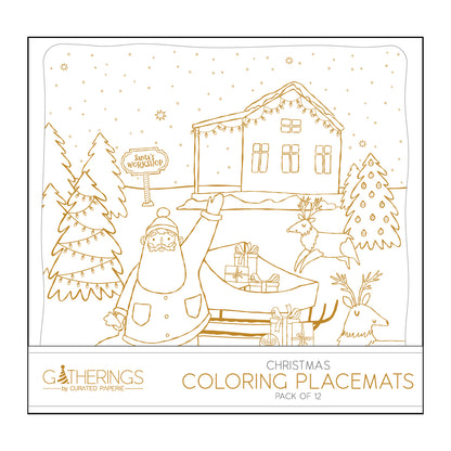 Christmas Coloring Placemats